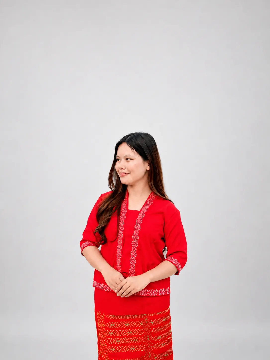 Kebaya Motif Sentapit Daotn Panukng